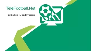 Soccer Live Scores at Telefootball.net