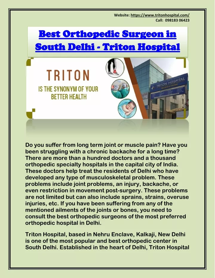 website https www tritonhospital com