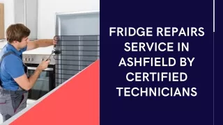 Fridge Repairs Service in Ashfield by Certified Technicians