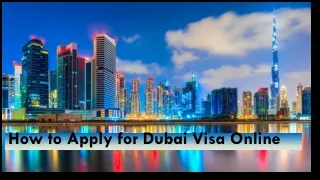 How to Apply for Dubai Visa Online