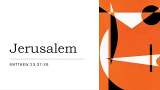 jerusalem