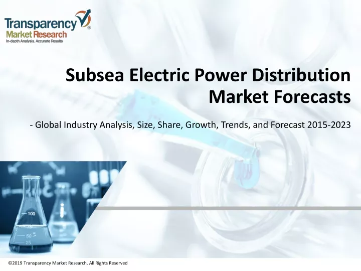 subsea electric power distribution market forecasts