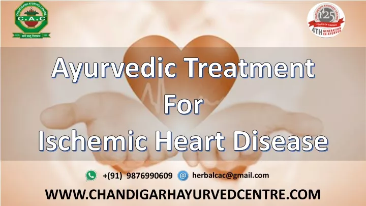 ayurvedic treatment for ischemic heart disease