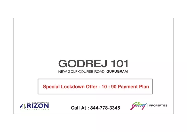 special lockdown offer 10 90 payment plan