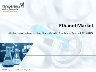 Ethanol Market : Advancement In Production Technologies To Boost Market