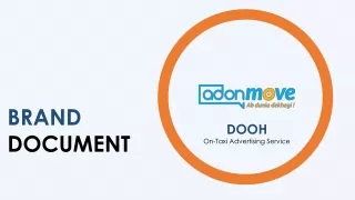 AdonMove - DOOH On-Taxi Advertising Service