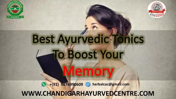 best ayurvedic tonics t o boost your memory
