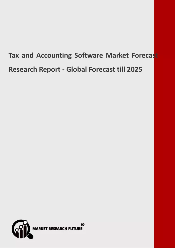 tax and accounting software market forecast