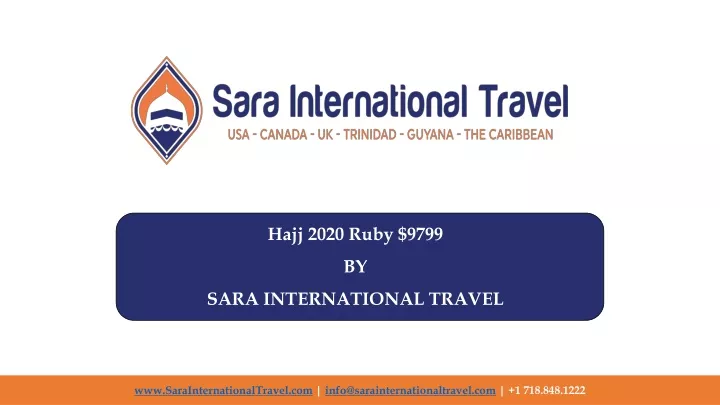 hajj 2020 ruby 9799 by sara international travel