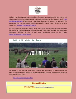 we have been hosting volunteers since 2002