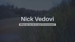 What we can do to save Environment?