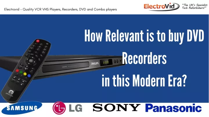 electrovid quality vcr vhs players recorders