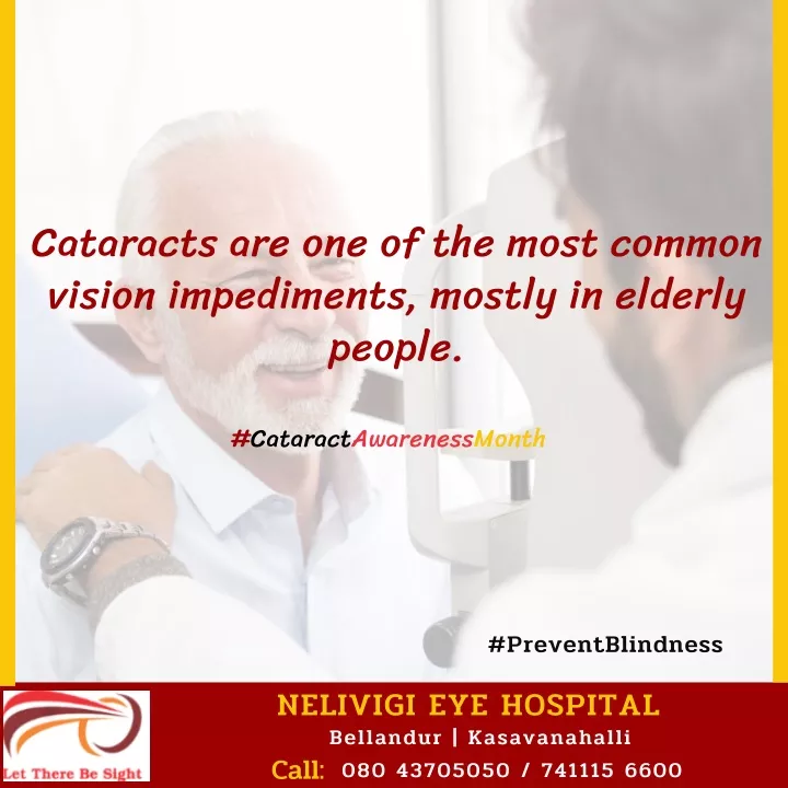 cataracts are one of the most common vision