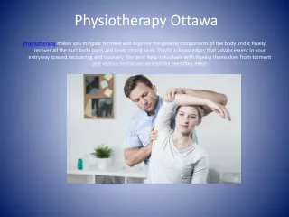 Physiotherapy Ottawa
