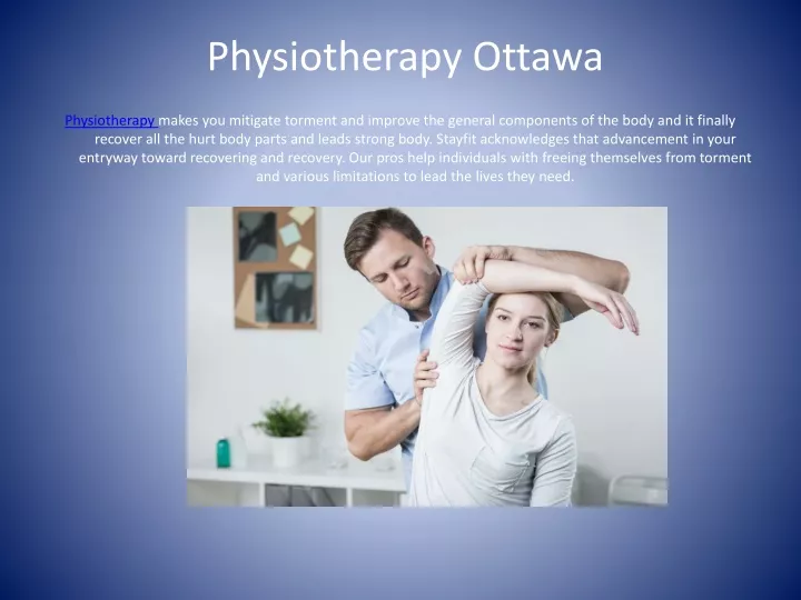 physiotherapy ottawa