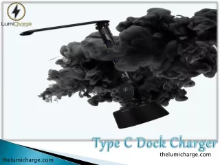 Type c dock charger