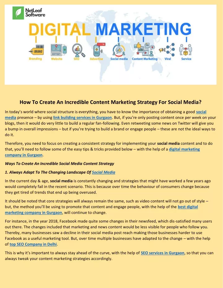 how to create an incredible content marketing