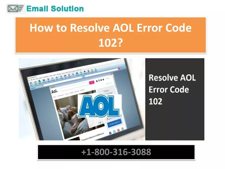 how to resolve aol error code 102