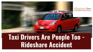 taxi drivers are people too rideshare accident