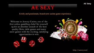 Quality Sexy Baccarat Casino Games