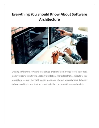 everything you should know about software