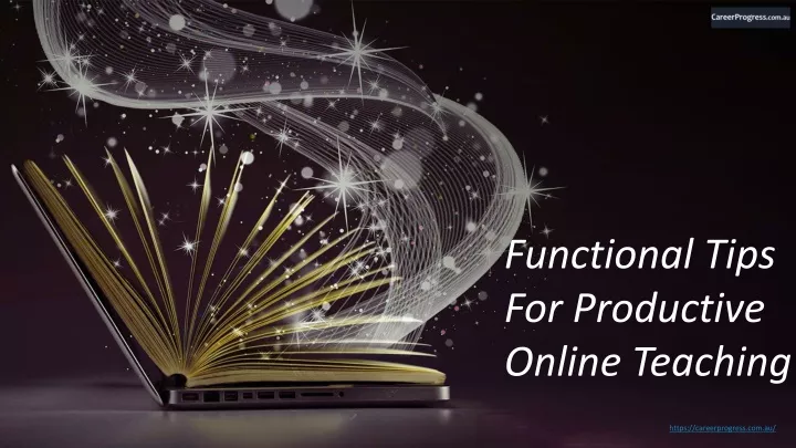 functional tips for productive online teaching