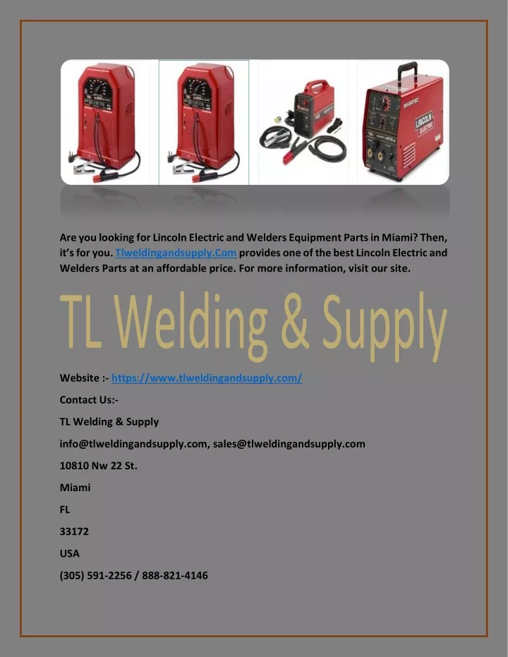 are you looking for lincoln electric and welders