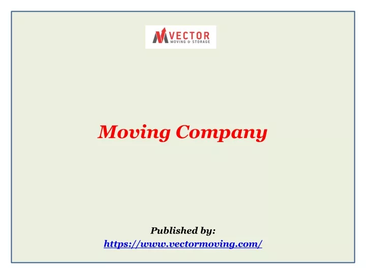 moving company published by https www vectormoving com