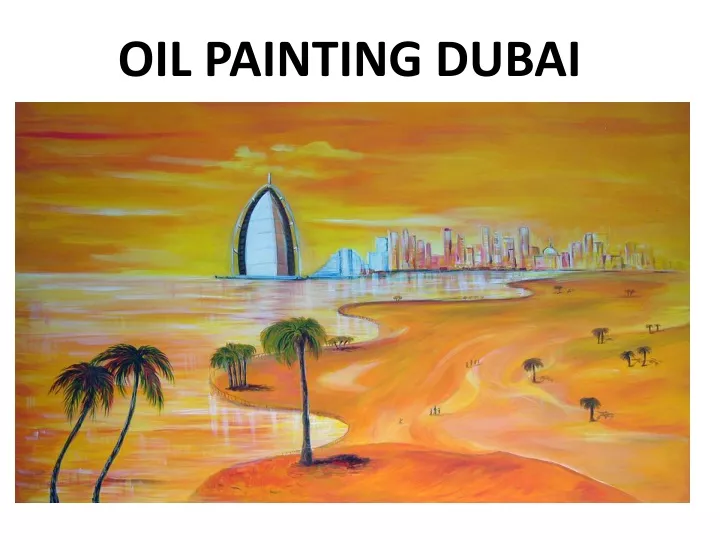 oil painting dubai