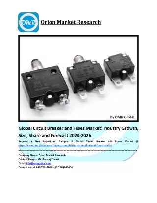 Global Circuit Breaker and Fuses Market Size, Share, Trends & Forecast 2019-2026