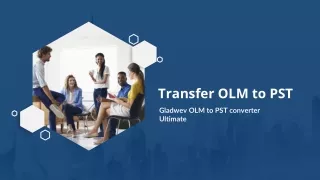 Transfer OLM to PST