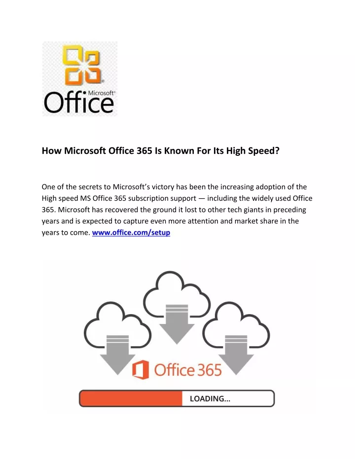 how microsoft office 365 is known for its high
