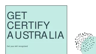 RPL Assessment - Get Certify Australia