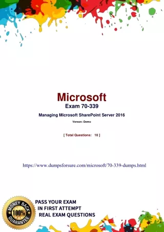 microsoft exam 70 339