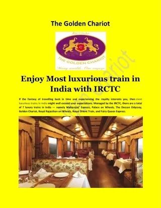 the golden chariot