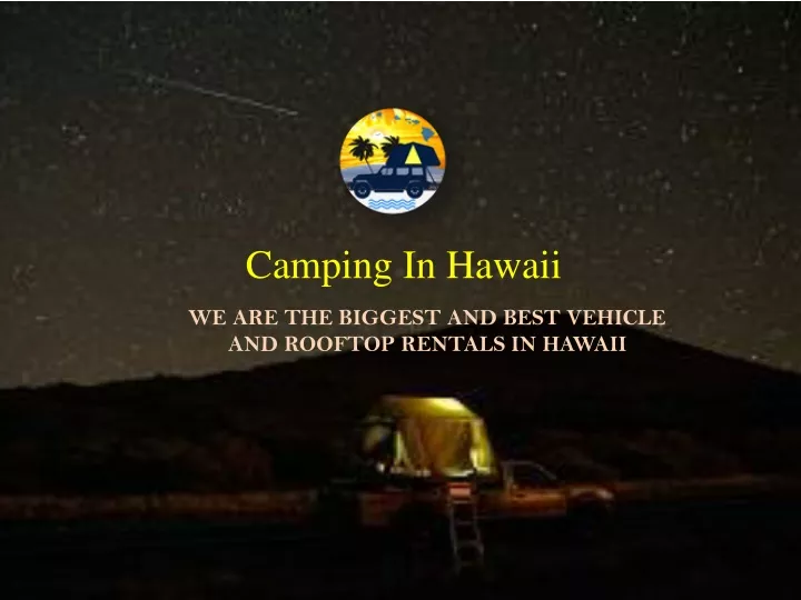 camping in hawaii