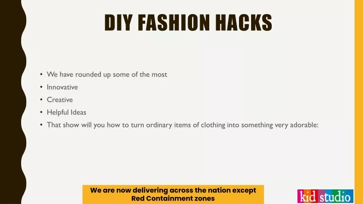 diy fashion hacks