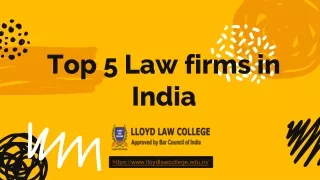 Top Law Firms in India