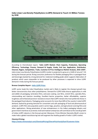 india linear low density polyethylene lldpe