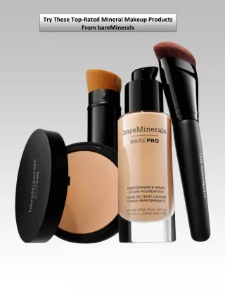 Try These Top-Rated Mineral Makeup Products From bareMinerals