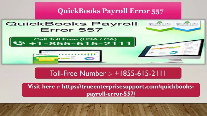 quickbooks payroll error 557