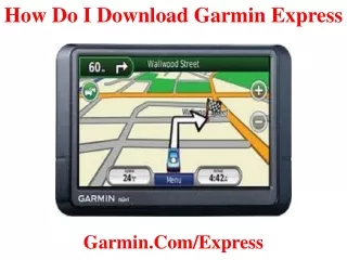 how do i download garmin express