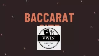 baccarat site