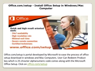 office com setup install office setup in windows mac computer