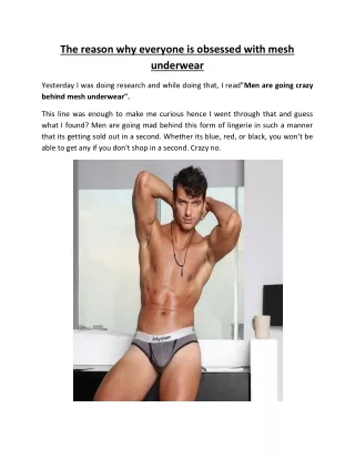 the reason why everyone is obsessed with mesh