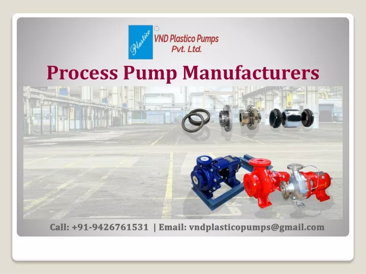 process pump manufacturers