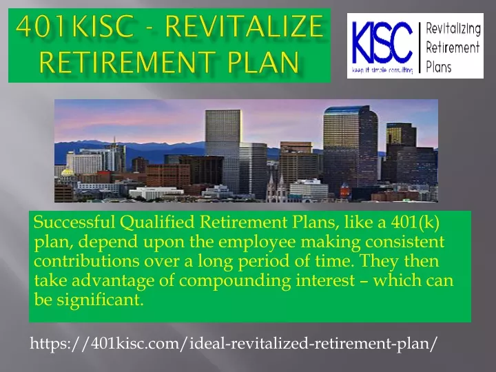 401kisc revitalize retirement plan