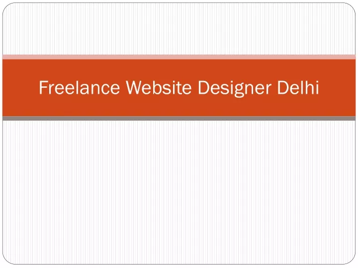 freelance website designer delhi