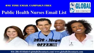 Public health nurses email list
