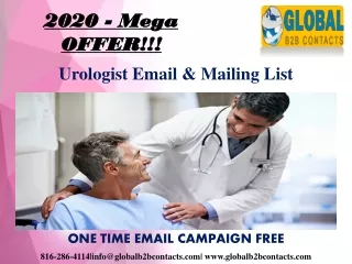 Urologist Email & Mailing List